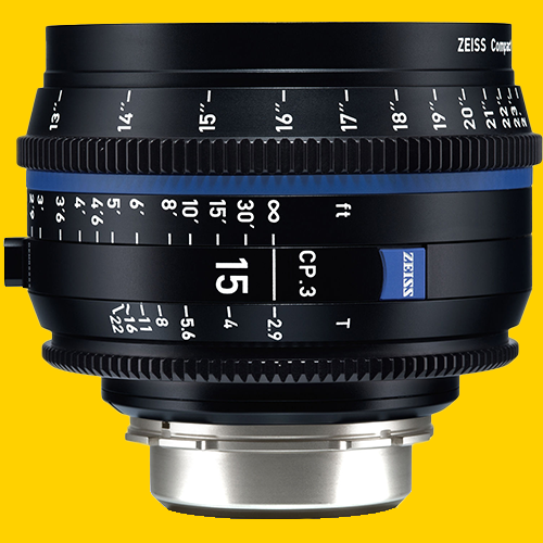 Zeiss CP.3 15mm T/2.9 Prime Lens