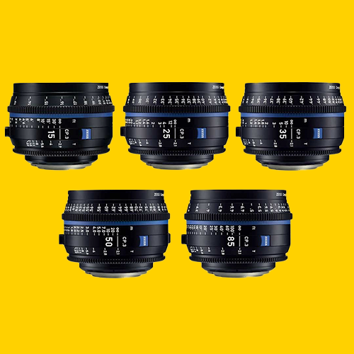 Zeiss CP.3 Five (5) Lens Kit