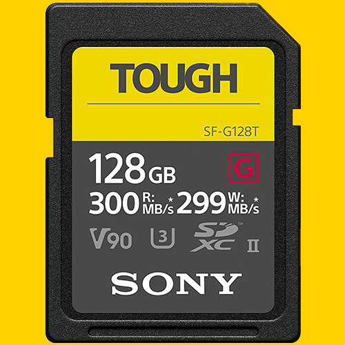 Sony TOUGH 128GB UHS-II V90 SDXC Memory Card