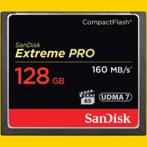 Rent the Sandisk 128GB CF Card Extreme Pro 160MB/s